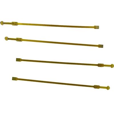 よい価格 OEM 6は堅い屈曲PCBの黄色いカバー1.1mmをシルクスクリーンのフィルム層にしない オンライン