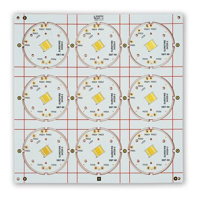 よい価格 CUは銅PCBを1つの層回路2oz ENIG 199.00mm*199.00mm基づかせていた オンライン