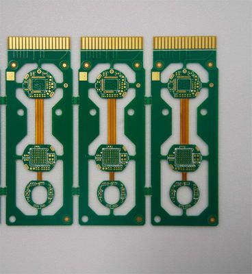 よい価格 消費者の用途のための金色の指コンネクタ付きのFR4とポリミッドの硬柔軟回路板 オンライン