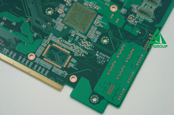 よい価格 10層PCB印刷回路板 中間 TG150 FR4 0.1mm ラインOSPとゴールドフィンガー技術 オンライン