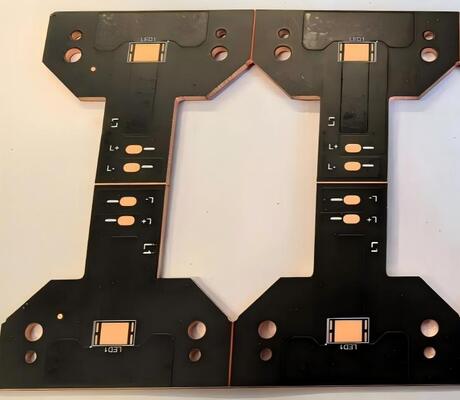 よい価格 PCB照明用途向け、黒レジスト付き1層銅 オンライン