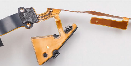 よい価格 2層柔軟回路板 黄色のカバーレイ ENIG 表面仕上げ 消費者向け製品 オンライン