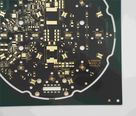 よい価格 2層銅PCB 2W/M*K 銅ベース 1.6mm 厚さ ブラックソルダーマスク 熱電気分離 オンライン