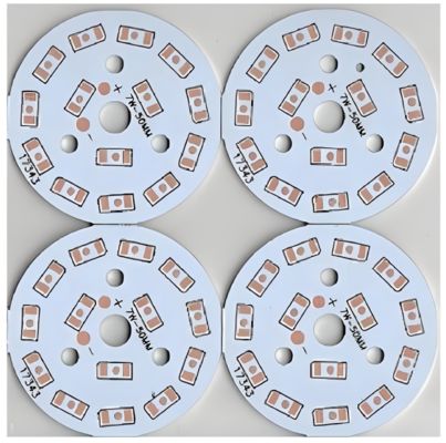 よい価格 Aluminium PCB Board For LED Lighting Solutions With 1OZ White Soldermask オンライン